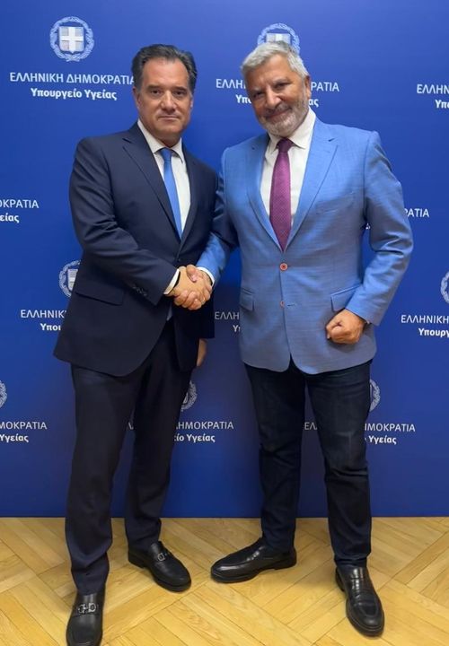 Συνάντηση του προέδρου του ΙΣΑ Γ. Πατούλη με τον υπουργό Υγείας Α. Γεωργιάδη
