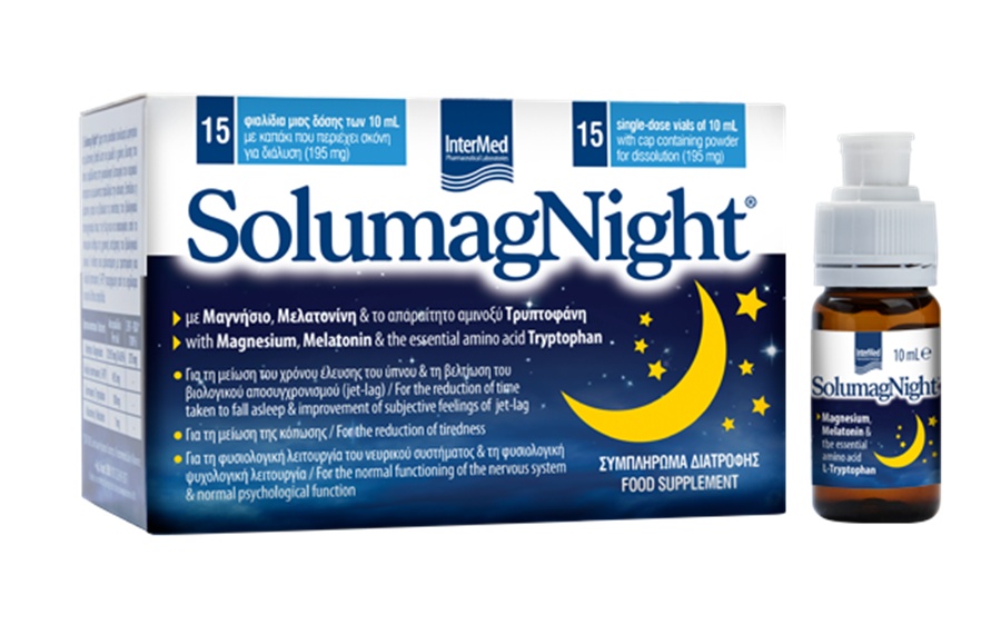 συμπλήρωμα ύπνου Solumag Night της InterMed